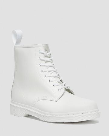 Dr Martens 1460 Mono Smooth Leren Veterlaarzen Dames Wit | NL 602OKI